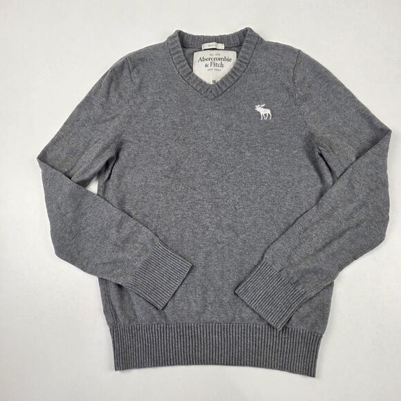 Abercrombie & Fitch Other - Abercrombie & Fitch Sweater Mens Medium Muscle Fit V Neck Wool Cashmere Blend